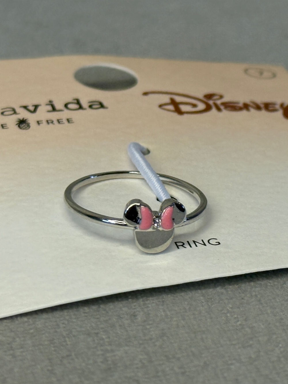 Pura Vida Disney Delicate Minnie Mouse Ring, Size 7 - Picture 11 of 16